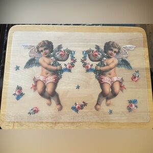 Valentine’s Day Cupid Decor Dining Placemat set of 3
